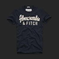 heren abercrombie fitch korte tees donkerblauw Store Arnhem g01vv472